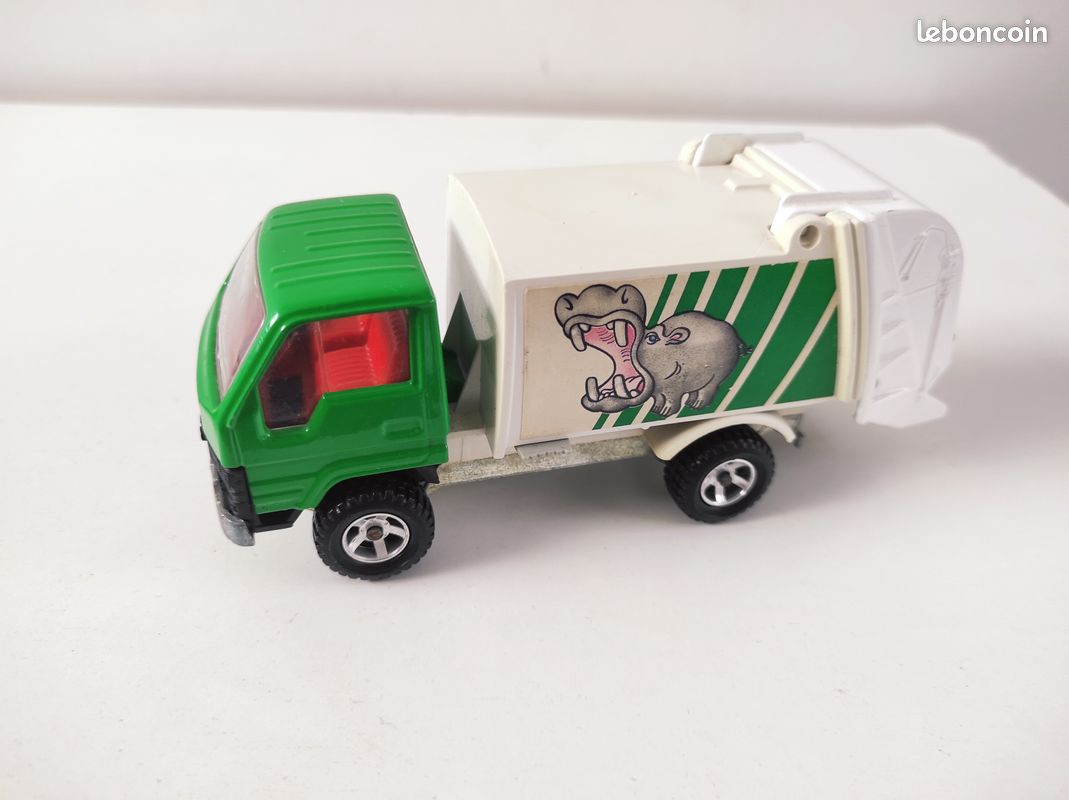 Camion Poubelle Toyota Majorette échelle 1/35 - Miniature D'occasion, Jouet Collection