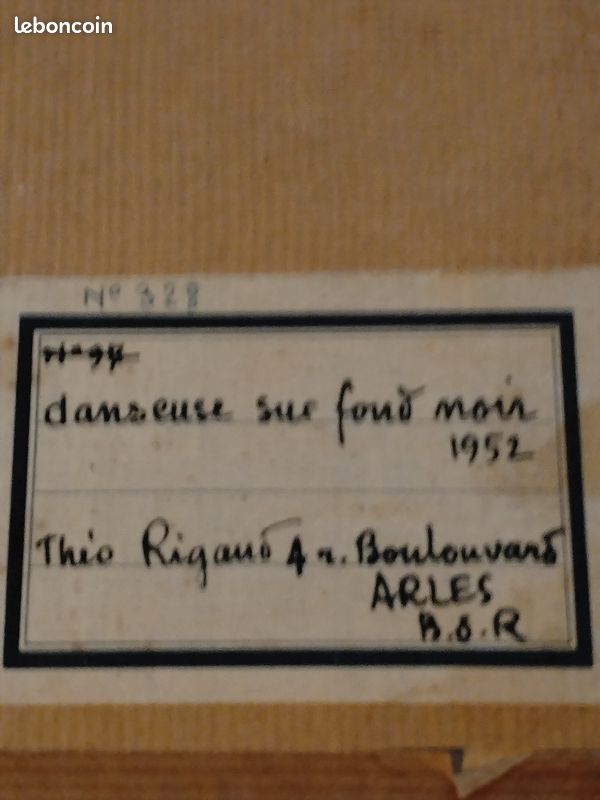 Gravure de Théo rigaut 1952 (image 4)