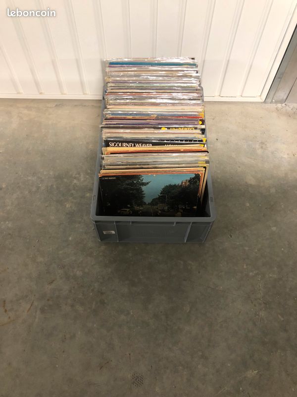 Lot de 131 disques vinyles 33 tours de bon état à tbe (image 1)