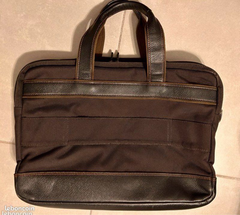 Foulonne Briefcase Longchamp Leather Laptop Bag Bag Porte