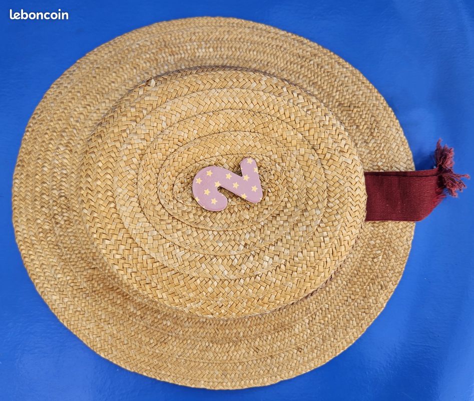 Chapeau Canotier En Paille Naturelle Fait Main – Élégant Ruban Gros Grain, Style Classique Italien, Tailles S M L XL – ZAKIRA