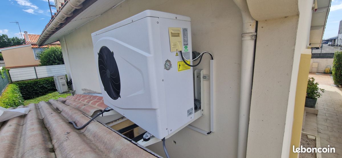 Pompe à chaleur piscine 10 KW Triphasé (image 2)