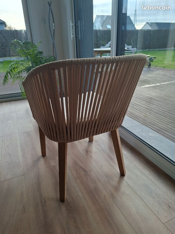 Fauteuil en teck 120 l'unité (image 5)