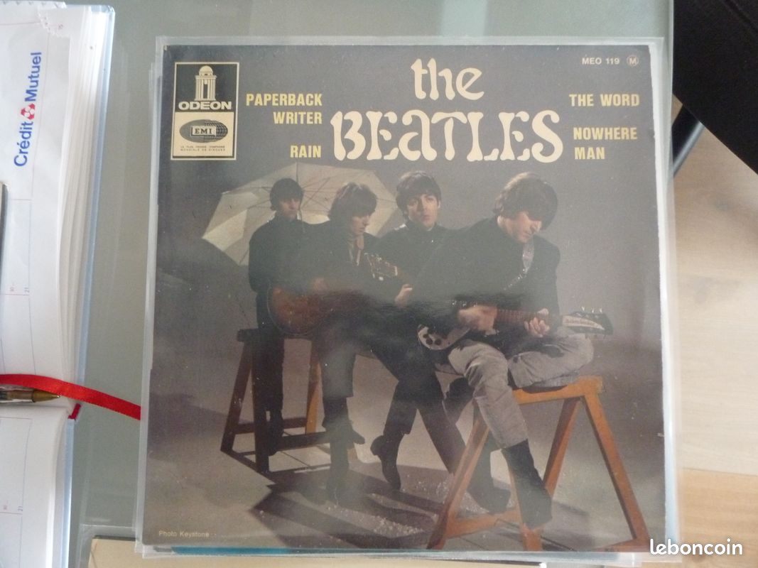 45T Beatles Odéon MEO 119 BIEM (2ème exemplaire) (image 1)