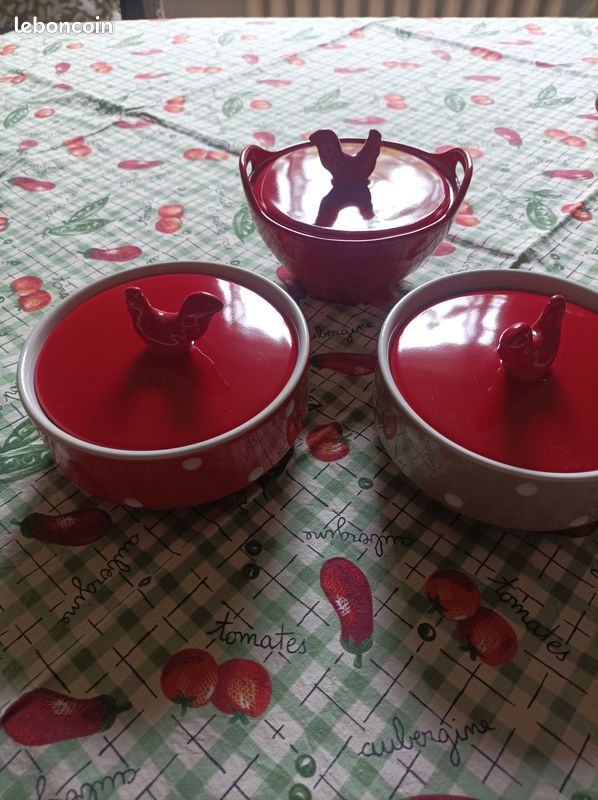 GOODS+GADGETS Set De 3 Bols En Porcelaine Avec Couvercles Et Cuillères - Plateau Bambou Pour Épices Et Snacks