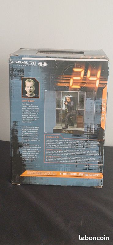 Figurine McFarlane Toys 24H – Jack Bauer Dans Emballage Scellé De 2007