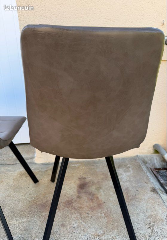 Lot de 3 chaises SAVINA - Couleur Taupe - BUT (image 11)