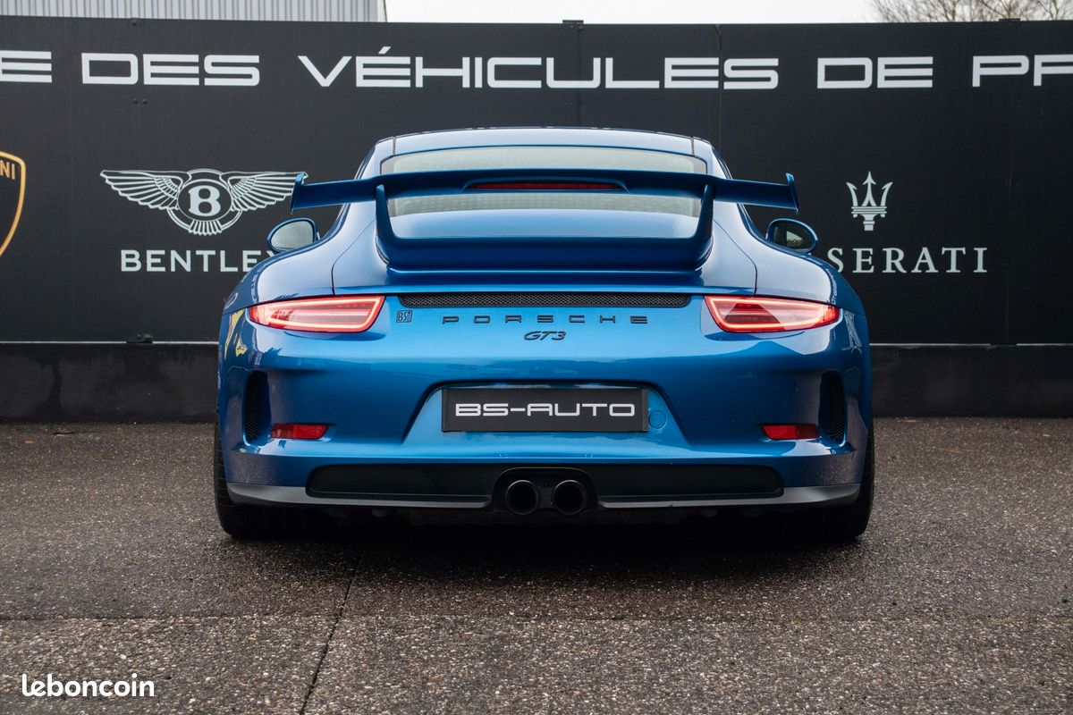 PORSCHE 991 GT3 - 3.8l - 475ch - BLEU SAPHIRE (image 3)