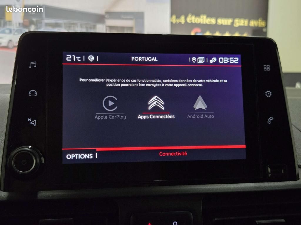 CITROEN BERLINGO 1.5 BlueHDi S&S - 100 III FOURGON Fourgon M Driver 650 kg PHASE 1 (image 19)