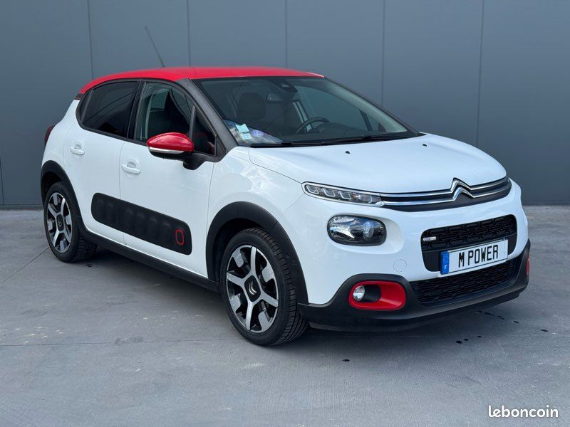 Citroen c3 boîte auto eat6 1.2 thp 110 cv shine pack bva / bi color / boîte automatique (image 2)