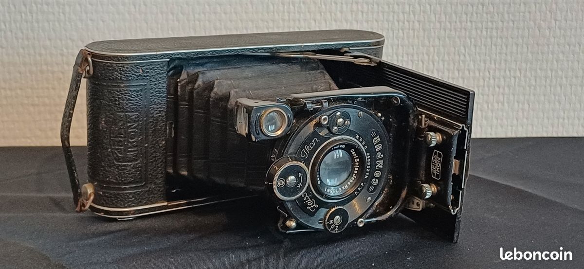 Zeiss Icon Compur Appareil Photo Ancien A Soufflet - Collection