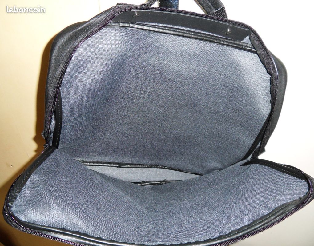 Cartable-Sacoche-noir - NEUF - (image 2)