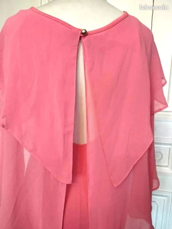 River Island Robe Ceremonie Soirée Cape Mousseline TM (image 14)
