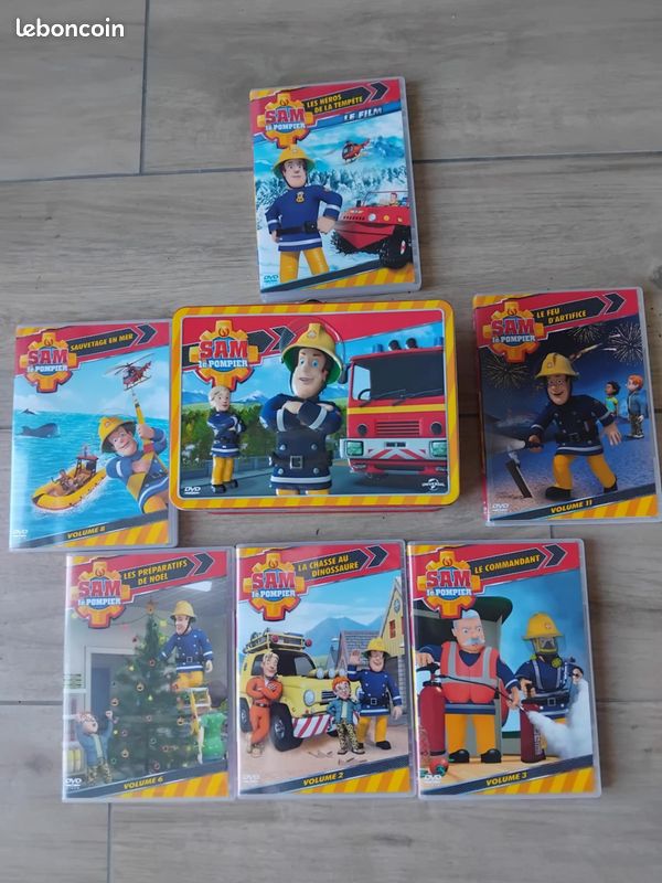 Valisette de 6 DVD Sam le pompier en très bon état (image 1)
