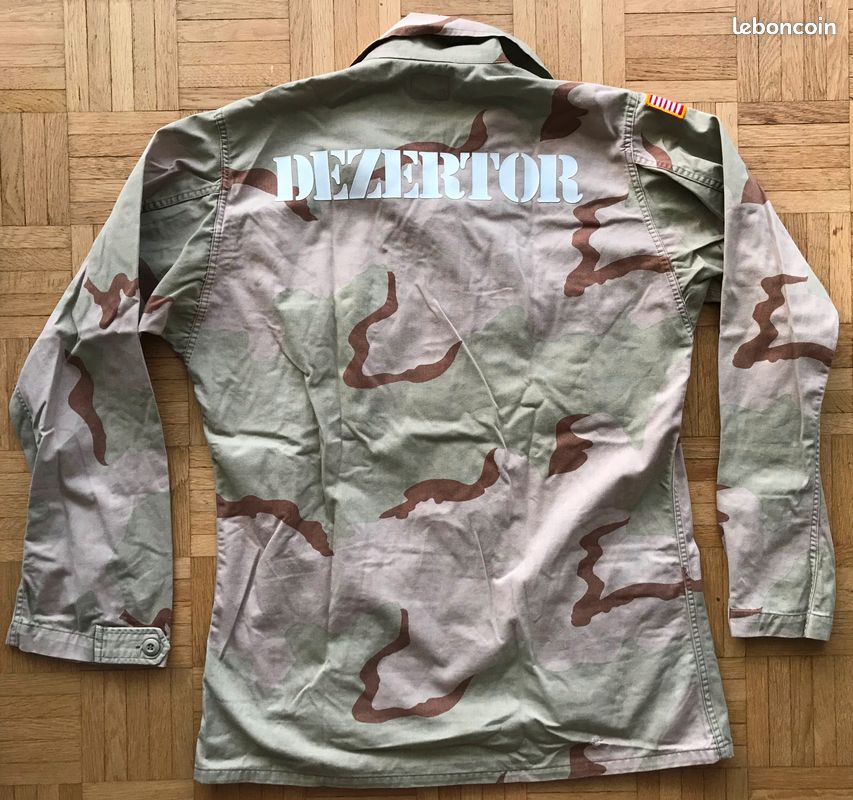 Veste militaire de combat américaine camouflage DCU militaria