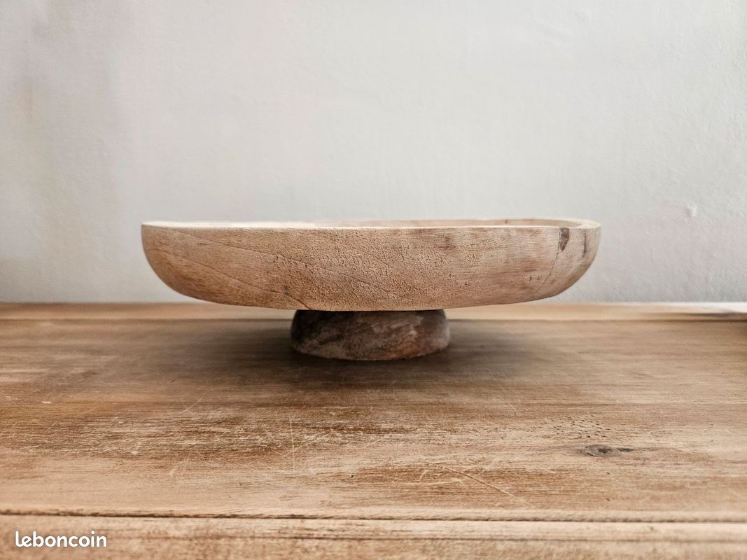 COM-FOUR Assiette Décorative En Bois De Manguier – Plateau Rectangulaire Grand Pour Décoration Maison
