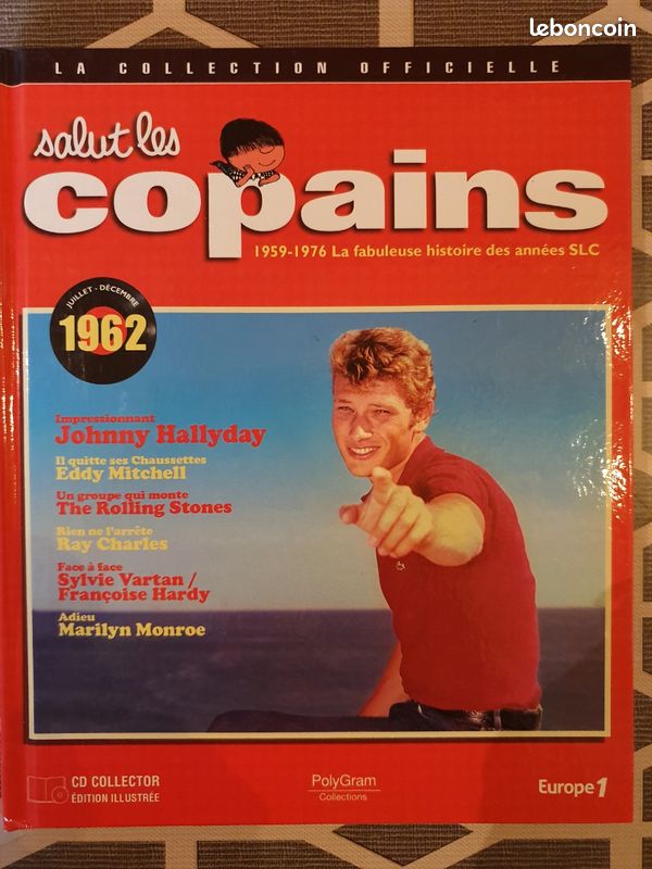 CD et livre Johnny Hallyday (image 1)