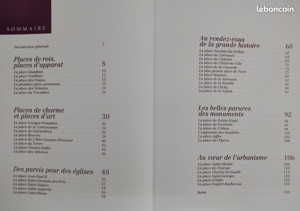 Livre Paris et ses places - Illustré (image 2)