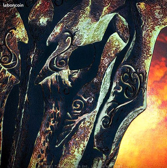 Poster Métal Displate Le Seigneur Des Anneaux - Édition Limitée 45x32 Cm