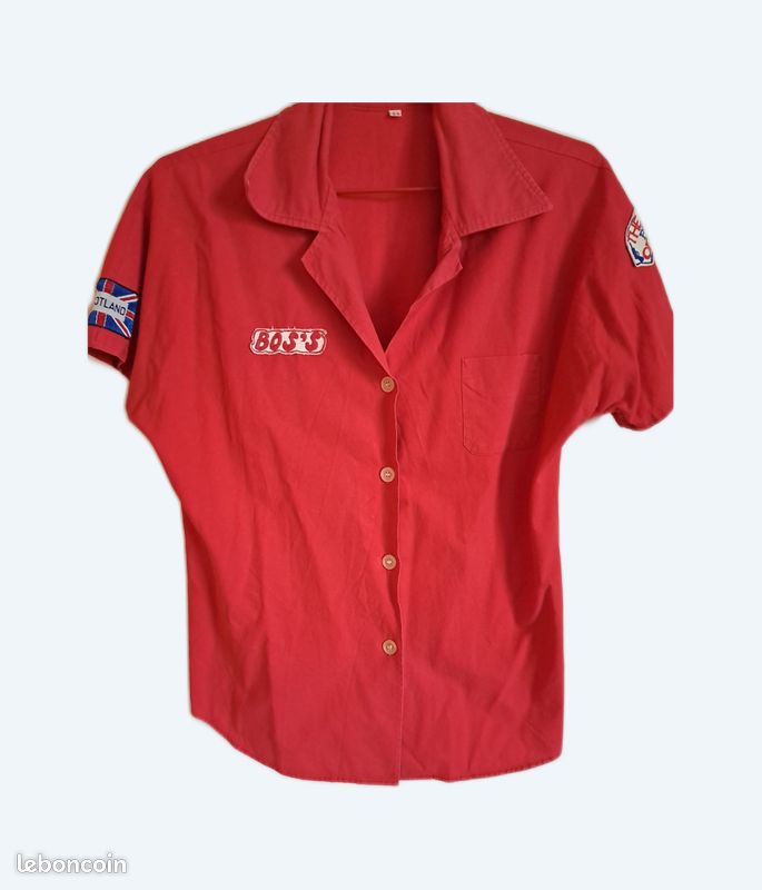 Chemise femme rouge (image 1)