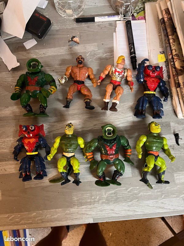 Bague Du Pouvoir Vintage MOTU - Mattel, Club Officiel Maîtres De L'Univers, état Correct