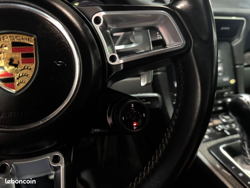 PORSCHE 911 (991.2) CABRIOLET 3.8 TURBO S 580 CH PDK / CAMERA DE RECUL / BURMESTEr (image 15)