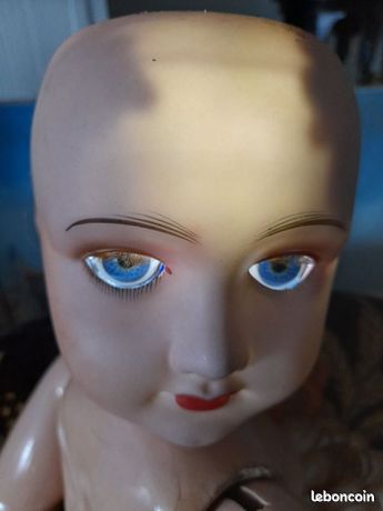 PAR AMOUR DES POUPEES : identification UNIS FRANCE tête porcelaine de 29 cm