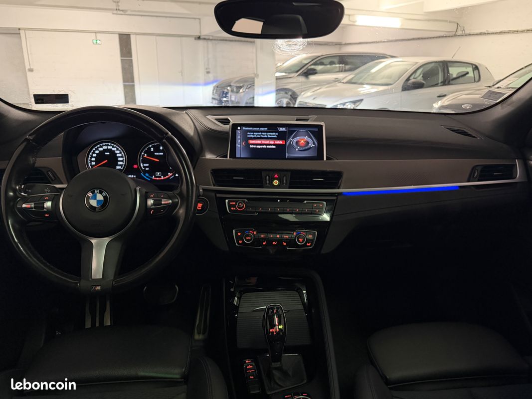 BMW X2 2.0 D 150ch M Sport - Suivi complet - Full options - CarPlay- Lumière d'ambiance - Siège chauffant - Toit ouvrant- Hayon éléctrique (image 15)