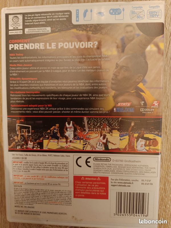 Jeu Wii NBA 2010 (image 2)