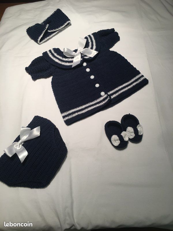 Robe bébé crochet (image 1)