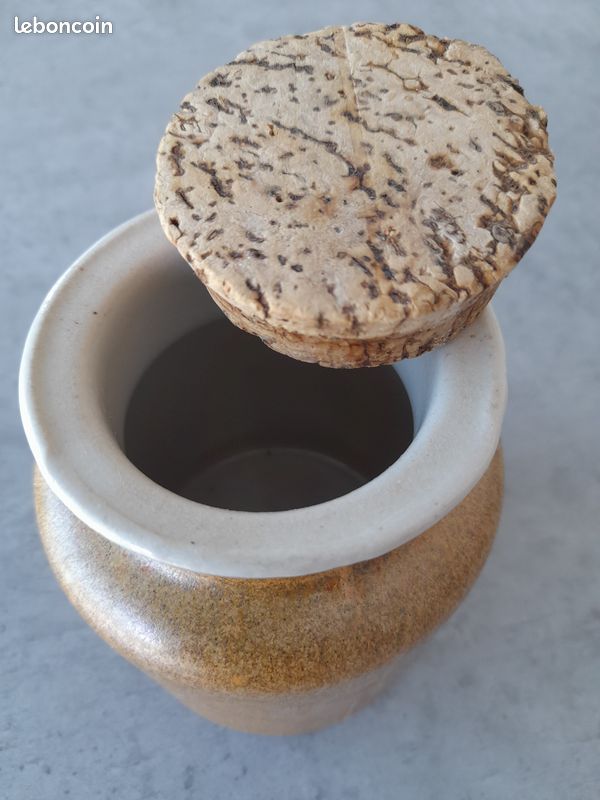 Pot à Moutarde en Grès Vintage (image 2)