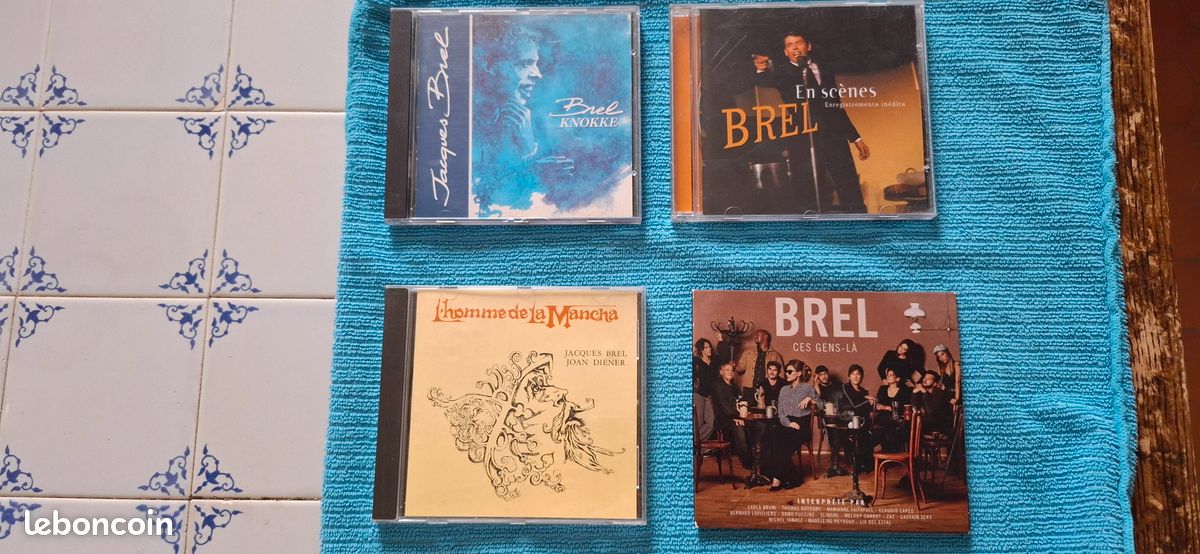 Jacques BREL 4CD L'homme de la Mancha-Knokke-En scènes-Brel, ces gens-là (image 1)
