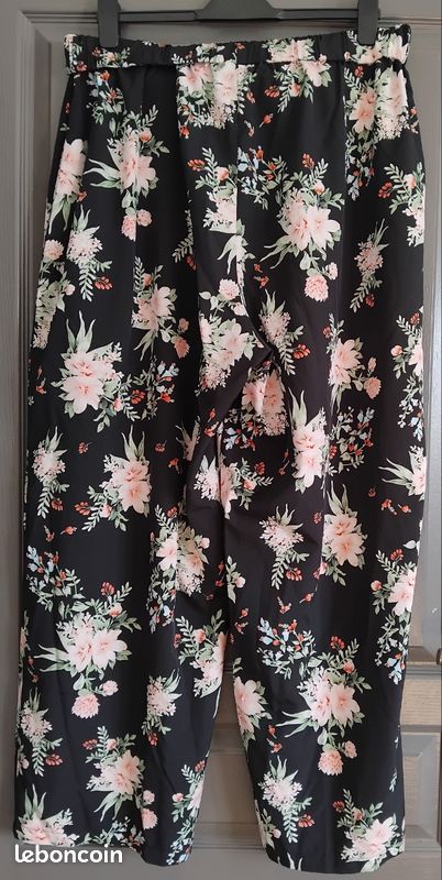 Pantalon fluide grande taille Vêtements