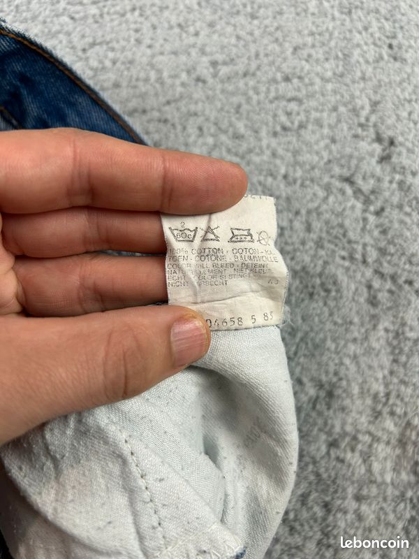 Jean Levi's 639 made in France Bleu Coupe Droite pour femme W31 FR40/42 L34 #LEV.1909 (image 11)