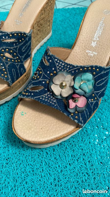 Espadrille en jean (image 4)