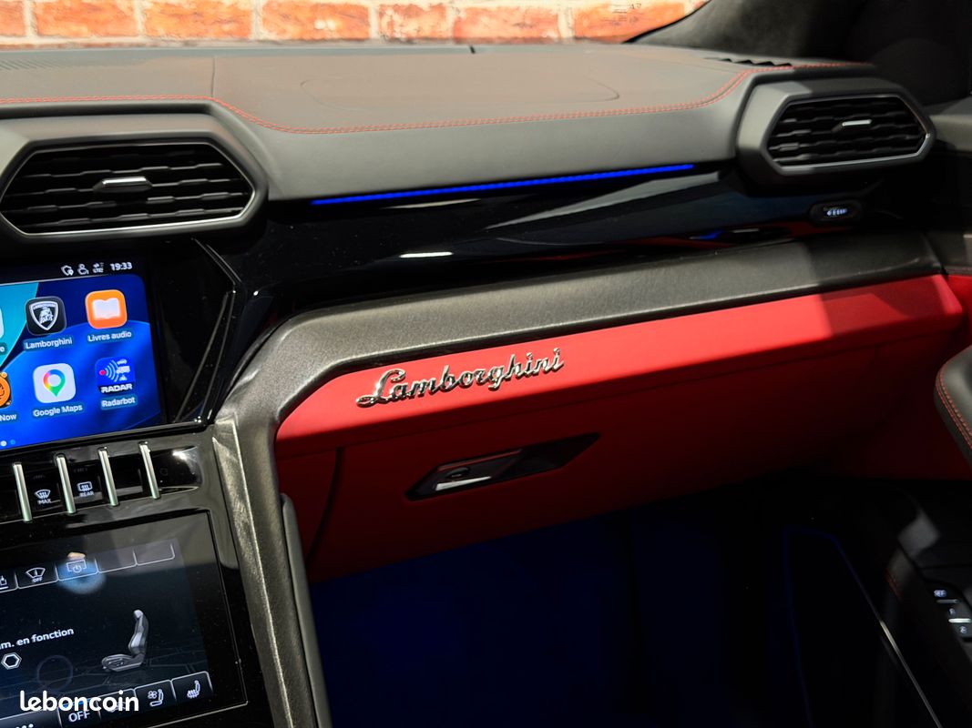 Lamborghini urus v8 4.0 650 suivi complet- hud - camera 360° - carplay - immat france (image 15)