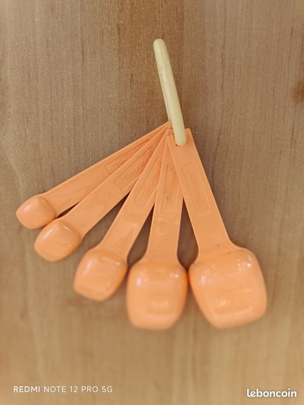 Cuillères doseuses x5 Tupperware orange- sbm (image 10)