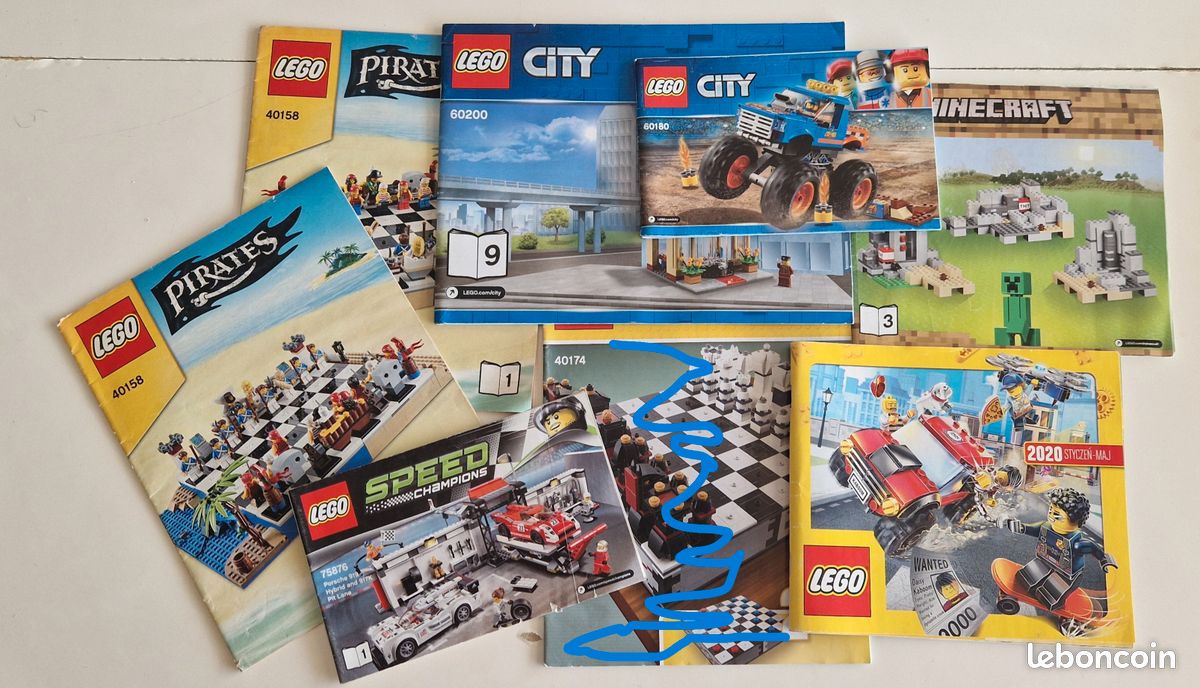 Notice lego City - Pirates - Speed Champion - Echecs - Minecraft (image 1)