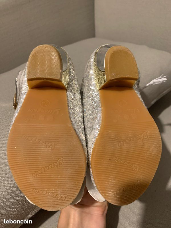 Talon Deguisement Chaussure De Deguisement Princesse Chaussures Ã Talon  Pour Enfants Ballerines à Talon Enfant Fille