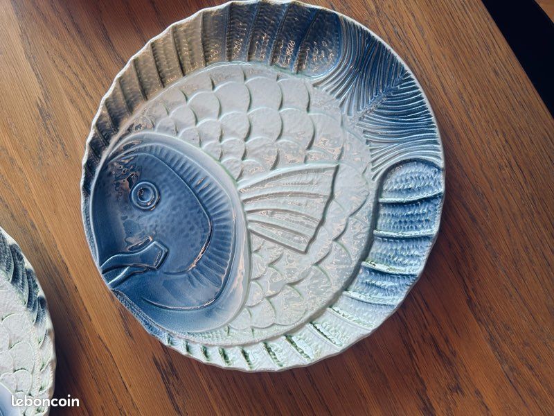 15 Assiettes barbotine Sarreguemines (image 9)