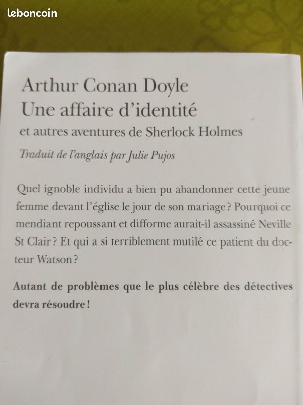 Lot aventures de Sherlock Holmes (image 3)