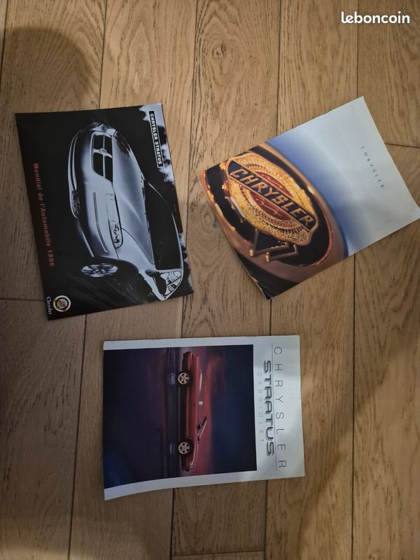 Chrysler stratus cabriolet brochures publicitaires de 1996 (image 1)