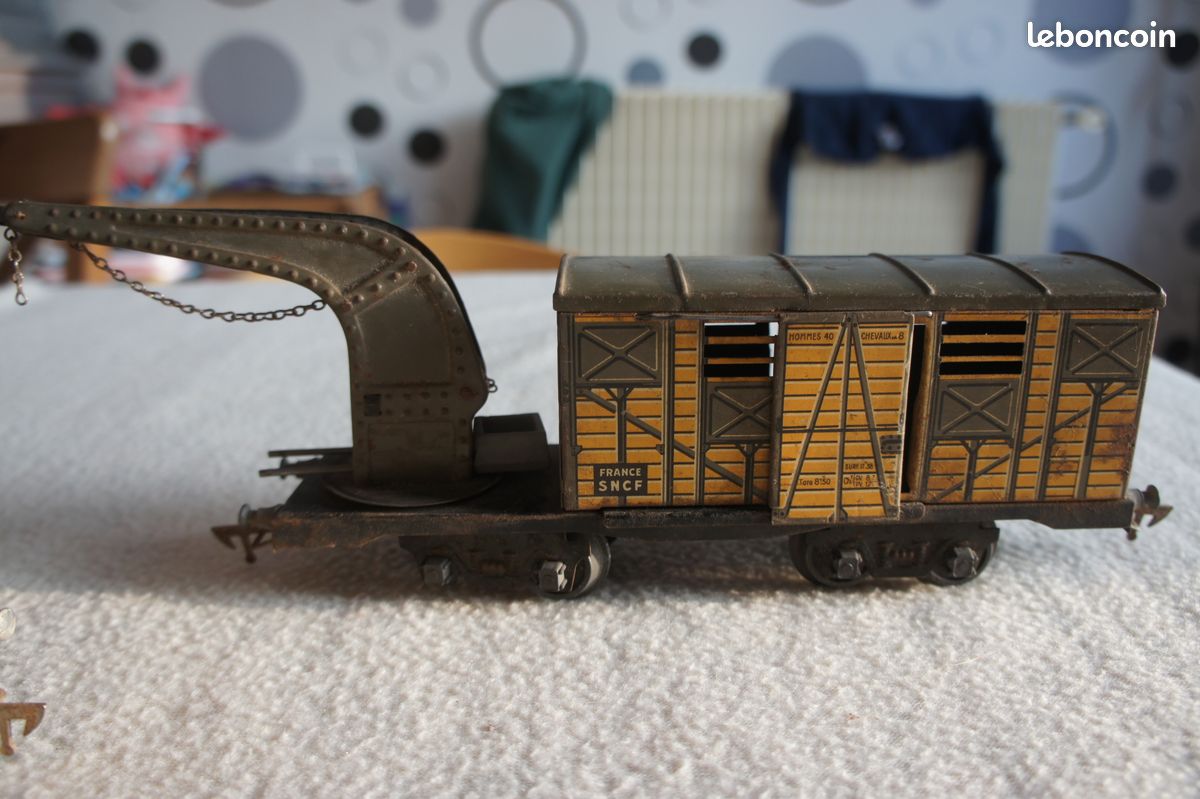 Lot De 8 Wagons JEP échelle O - Acier Embouti - Époque 2 (1927) - Occasion