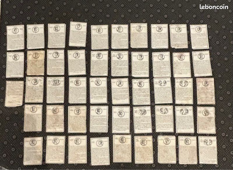 Ancien jeu de carte histoire romaines par Pierre-Francois GODARD (image 1)