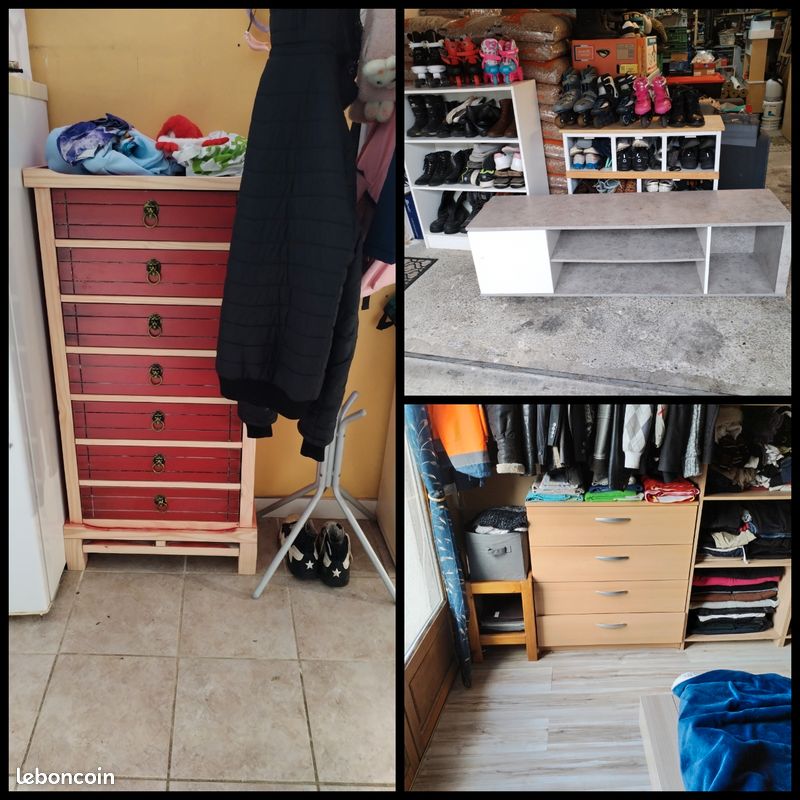 Chaises bois et tissu (image 15)