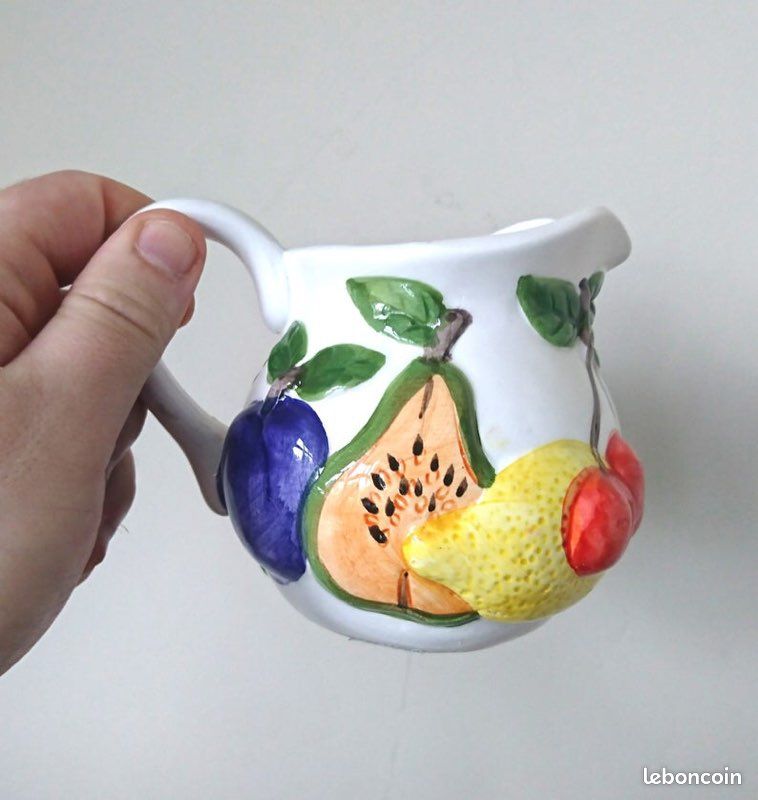 Petite cruche pot à lait ancien kitch vintage rétro Rayware (image 2)