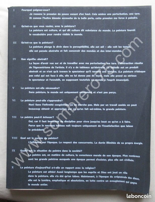 Markus Lüpertz - Une Rétrospective. Catalogue. Peter DOIG 2015 (image 3)