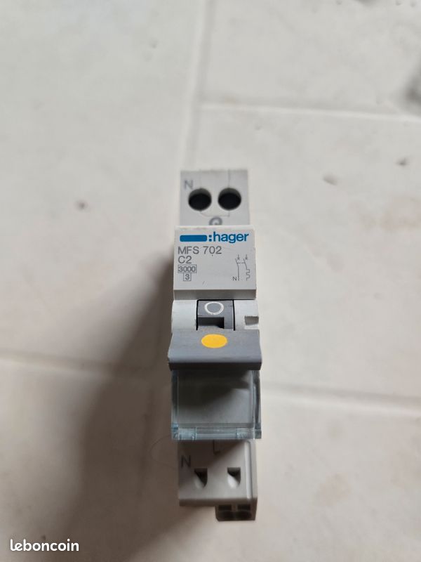 Disjoncteur hager 2 A (image 1)