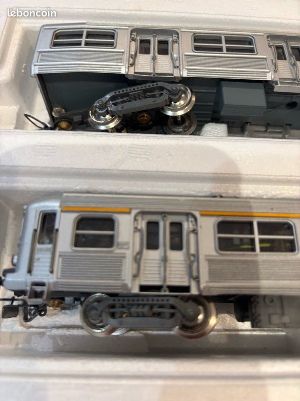 Rame Inox BUDD Jouef HO - Réf M761E - Train électrique - Occasion