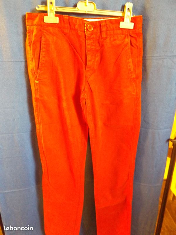 Pantalon Rouge MNG (Mango) - Taille 36 - Style Jean's - Occasion En Parfait état